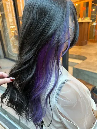 ロング 横山 菜摘のヘアスタイル