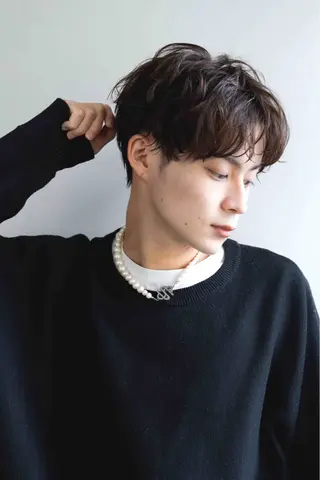 ミディアム メンズ 坂本 一真のヘアスタイル