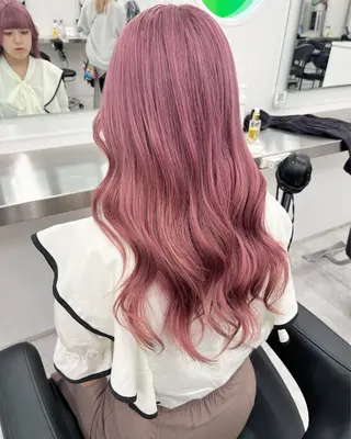 セミロング カラー ヘアアレンジ 愛されカラー🩷 はるなのヘアスタイル