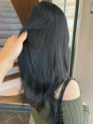 ロング カラー パーマ ヘアアレンジ 【暗め透明感カラー】 【インナー】小島良太のヘアスタイル