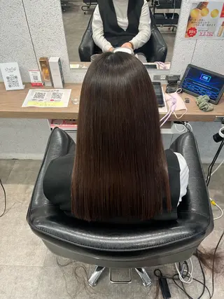 ロング ヘアアレンジ 🍓艶髪/艶カラー ハイトーン/しんたにのヘアスタイル