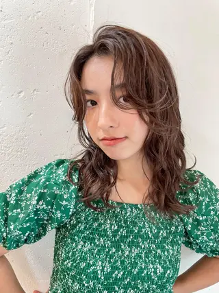 セミロング 🌼U24 ヘアデザインラボのヘアスタイル