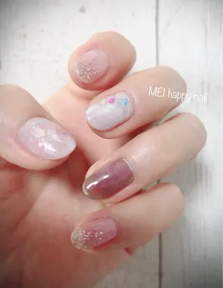 ネイル 北浦和 自爪育成ケアのネイルデザイン