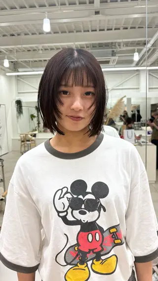 ショート 森 陽奈子のヘアスタイル