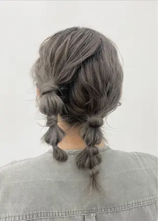 ミディアム ヘアアレンジ anli所属・tomomi /レイヤーカットのヘアスタイル