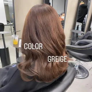 セミロング カラー エクステ🩵ブリーチ 韓国ヘア🩵KAEのヘアスタイル