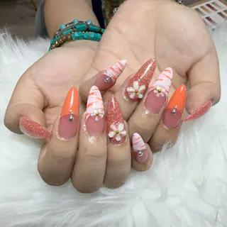 ネイル 🎀nana🫧 ワンホンネイル🎀のネイルデザイン