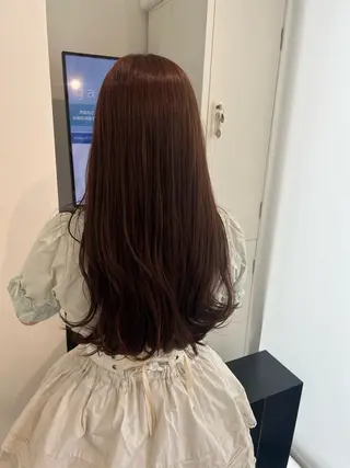 ロング カラー kei/透明感カラー /縮毛矯正/メンズのヘアスタイル