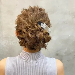 ロング まつパ・ヘアセット ♡Chinami♡のマツエク・マツパデザイン