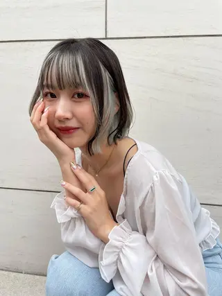 ショート カラー ボブヘアカット Rikapi❤️のヘアスタイル