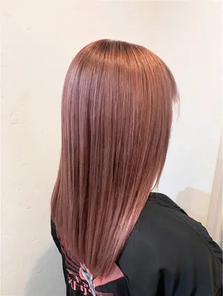 セミロング カラー 三瓶 拓海のヘアスタイル
