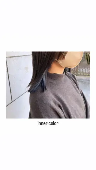 ミディアム カラー パーマ ヘアアレンジ メンズ キッズ ネイル マツエク・マツパ アイブロウ rewards成城学園前店所属・hiro【沿線で叶う 似合わせhair】のヘアスタイル