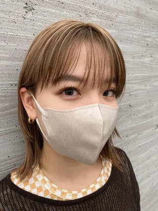 セミロング パーマ キッズ ネイル マツエク・マツパ 𓊆ᶠᵉᵉʸ𓊇 ᶜᴴᴵᴴᴬᴿᵁのマツエク・マツパデザイン