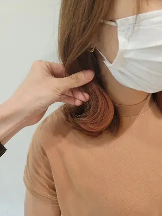 ミディアム カラー レイヤー/ショート /山田譲治✂️のヘアスタイル