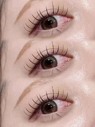 マツエク・マツパ 🤍束感マツエク /難波/moe/🤍のマツエク・マツパデザイン