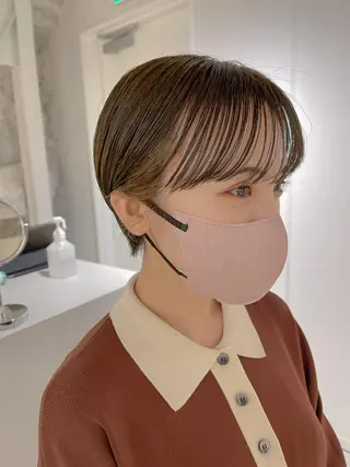 ショート カラー 川本 裕🌿のヘアスタイル