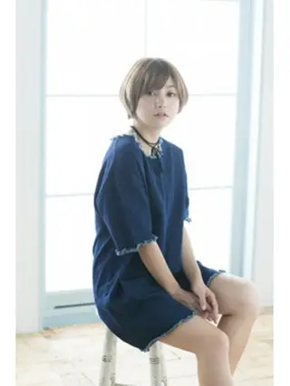 ショート カラー パーマ ✨Alushe 心斎橋店✨のヘアスタイル