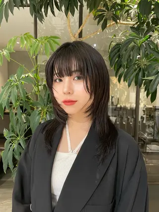 セミロング FILMS/フィルムスギンザ所属・FILMS銀座 天野 健一のヘアスタイル