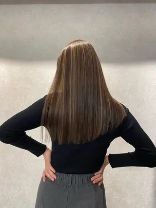 ロング カラー 田島 泰雅のヘアスタイル