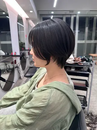 ショート mio/【日本橋】 パーマモデルのヘアスタイル