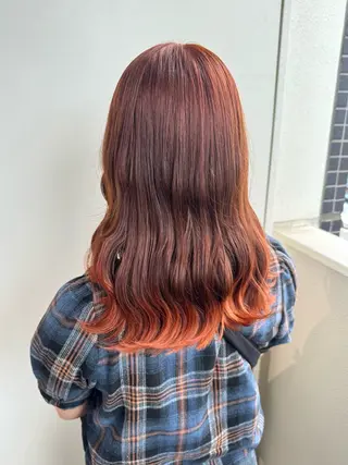 ロング カラー 縮毛矯正/艶髪カラー /パーマ/ひふみ🌱のヘアスタイル