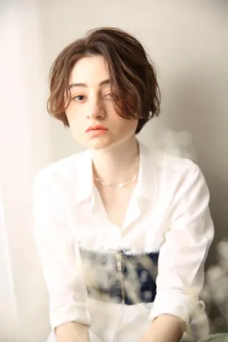 ショート パーマ 代表　土屋ヒロユキ ショートカットのヘアスタイル