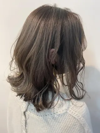 ミディアム 北山 なるみのヘアスタイル