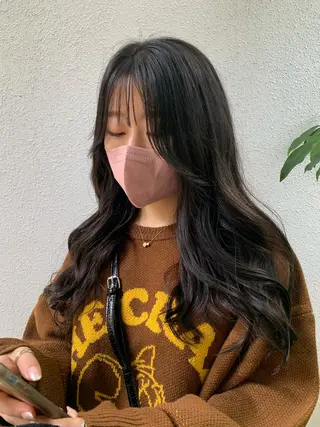 ロング カラー AMI🎀韓国ヘア keshiki大名のヘアスタイル