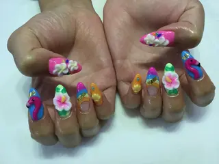 ネイル 💎🐰 saki. m 🐰💎のネイルデザイン