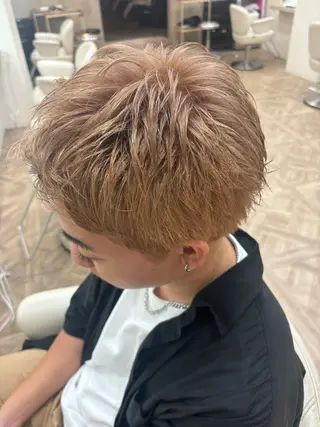 カラー ミルクティ/ピンク/ レイヤー/yuriaのヘアスタイル