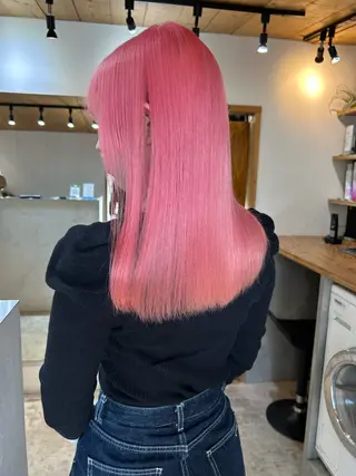 ミディアム カラー 🧸艶々韓国ヘア 🧁mizunaのヘアスタイル