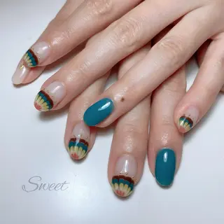 ネイル sweet 仲野陽子のネイルデザイン