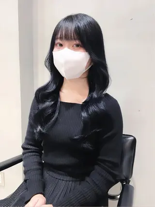 ロング カラー ワンホン/韓国ヘア 🤍amiのヘアスタイル