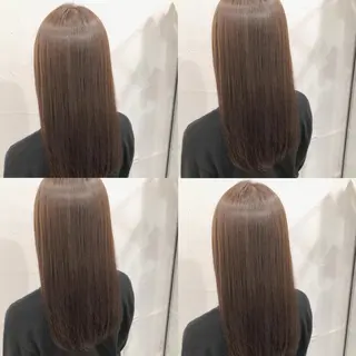 ロング カラー ヘアアレンジ メンズ キッズ 💟Chloe原宿店 🩶ハイトーンのヘアスタイル