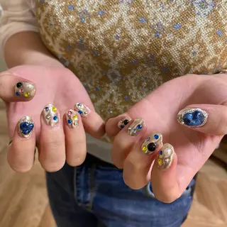 ネイル Amber21.所属・Nagahama Akariのネイルデザイン