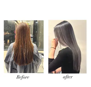 ロング カラー 塩見 勇輝のヘアスタイル