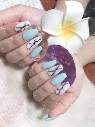 ミディアム ネイル 《LB》ラブリエ Nail&eyeのマツエク・マツパデザイン