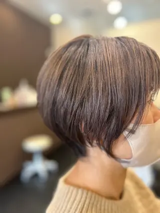 ショート ⭐️髪質改善ヘア エステeme札幌⭐️のヘアスタイル
