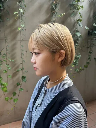 ショート ボブ/ショート 吉田竣のヘアスタイル