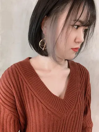 ショート カラー SAKURA 原宿所属・なかの たくみのヘアスタイル