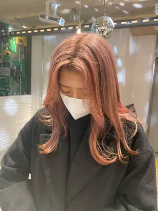 ロング カラー 艶ハイトーン👑♡ NATSUKIのヘアスタイル