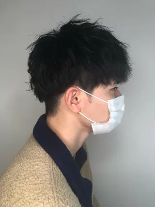 パーマ メンズ amon H&D 古船場店　髪質改善美容室所属・小倉/メンズ/ パーマ/下田亮斗のヘアスタイル