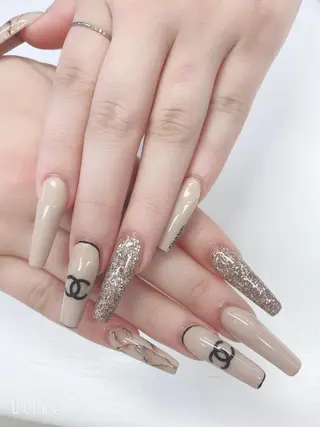 ロング JNA認定講師🌸 RIEのネイルデザイン