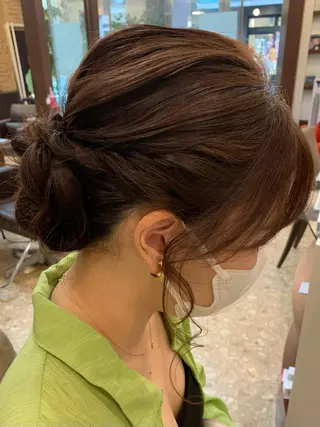 ロング ヘアアレンジ 三ツ井凌 【ヘアケアサロン】のヘアスタイル