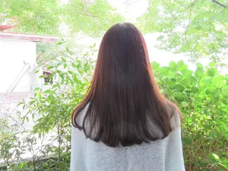 セミロング ＠kutsu tetsuoのヘアスタイル