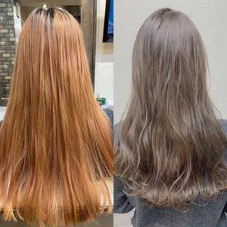 ロング カラー 髪質改善/レイヤー ストウシンゴのヘアスタイル