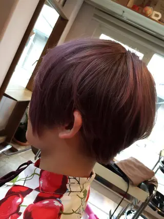 ショート ミディアム カラー メンズ 原宿サロン代表 デザインカラー伊藤卓のヘアスタイル
