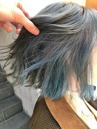 ミディアム カラー 原宿サロン代表 デザインカラー伊藤卓のヘアスタイル