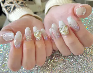 セミロング BURGUNDY 🌹eriのネイルデザイン