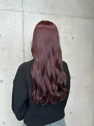 ロング カラー ヘアアレンジ ボブ艶モテカラー🫧 カリンのヘアスタイル